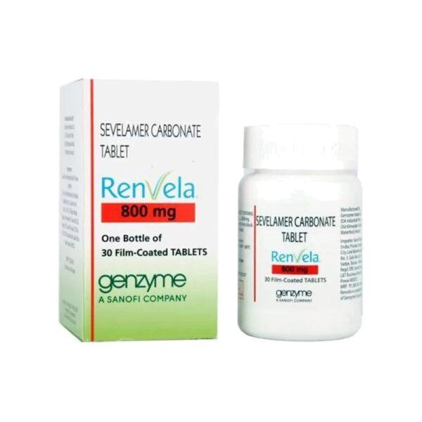 Renvela 800 mg Tablets - Sevelamer - Renvela