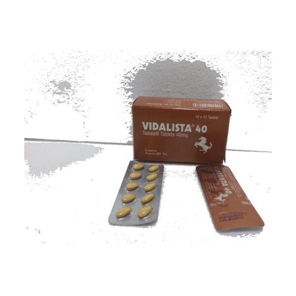 Vidalista 40 mg Tablets - Tadalafil - Vidalista