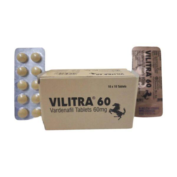 Vilitra 60 mg Tablets - Vardenafil - Vilitra