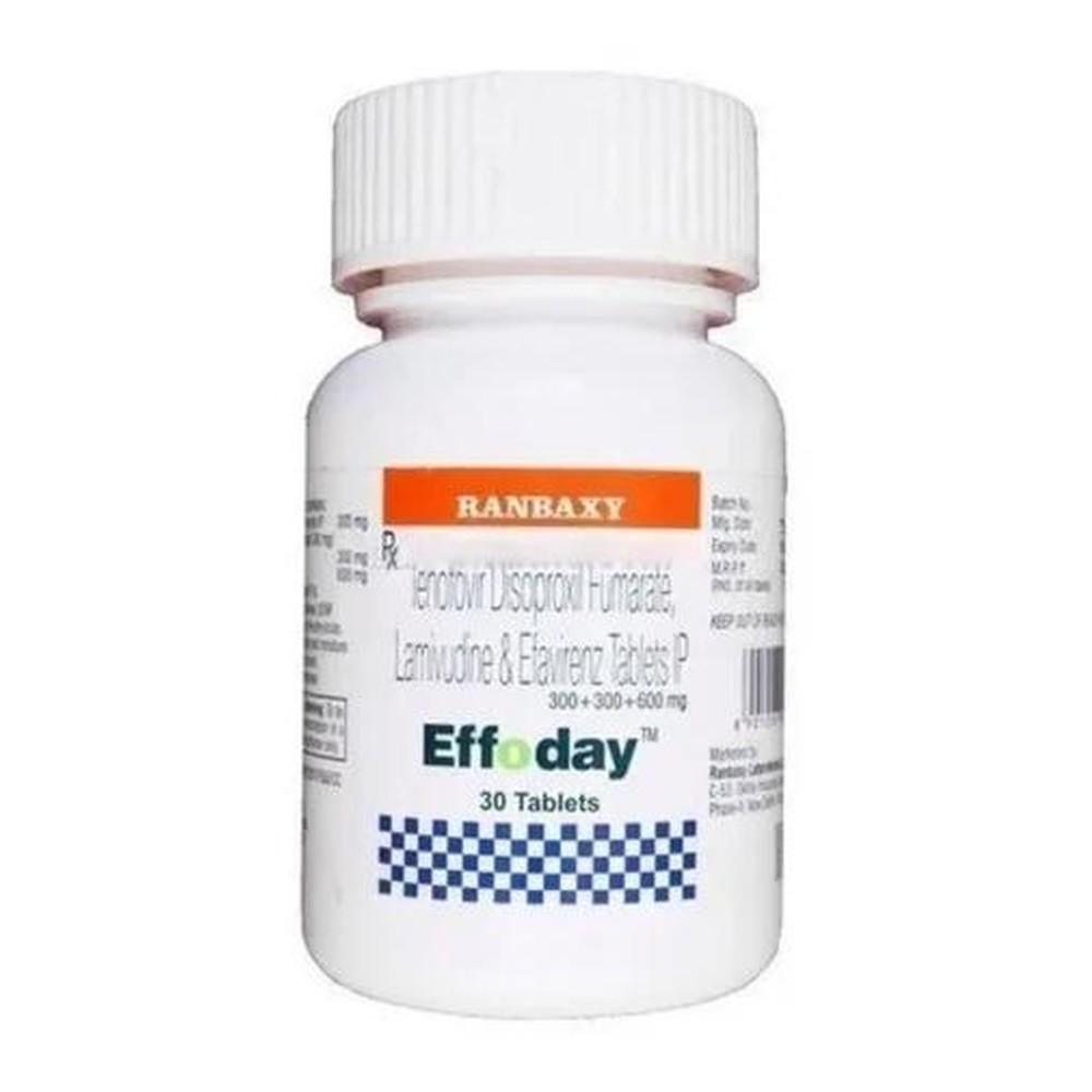 Effoday Tablets - Efavirenz, Lamivudine, Tenofovir Disoproxil Fumarate - Effoday