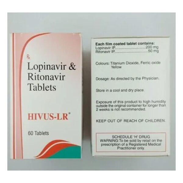 Hivus LR Tablets - Lopinavir, Ritonavir - Hivus-lr