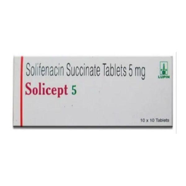 Solicept 5 mg Tablets - Solifenacin - Solicept
