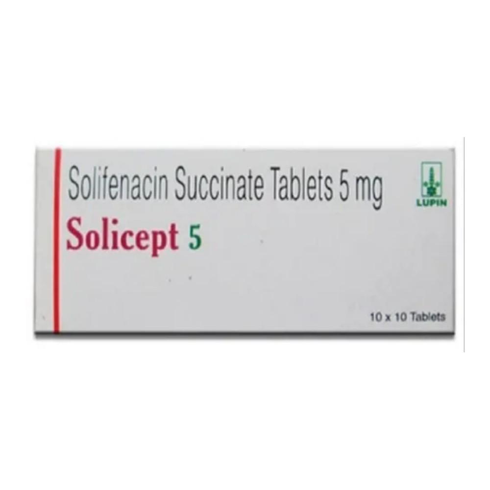 Solicept 5 mg Tablets - Solifenacin - Solicept