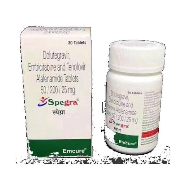 Spegra Tablets - Dolutegravir, Emtricitabine, Tenofovir Alafenamide - Spegra