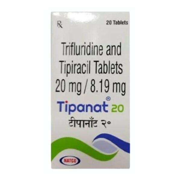 Tipanat 20 mg Tablet - Tipiracil, Trifluridine - Tipanat