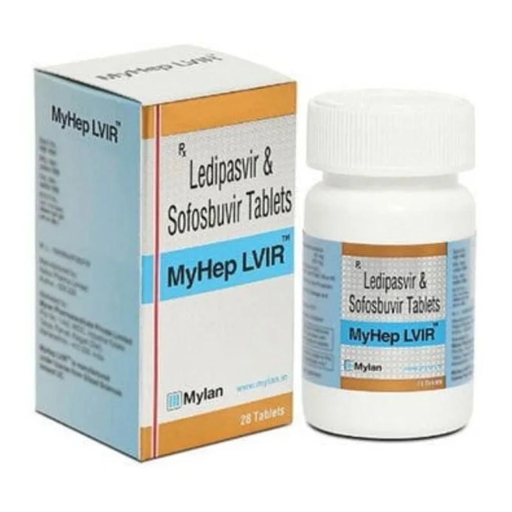 Myhep Lvir Tablet - Ledipasvir, Sofosbuvir - Myhep Lvir