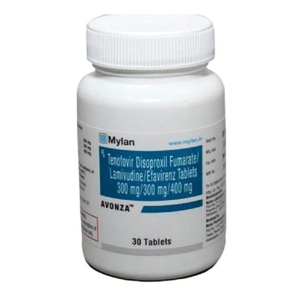 Avonza Tablet - Efavirenz, Lamivudine, Tenofovir Disoproxil Fumarate - Avonza