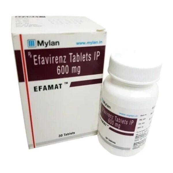 Efamat 600 mg Tablets - Efavirenz - Efamat