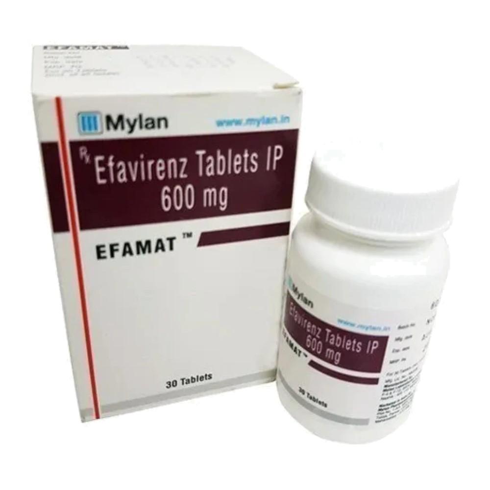 Efamat 600 mg Tablets - Efavirenz - Efamat