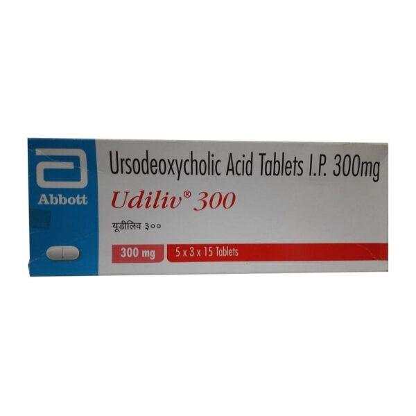 Udiliva 300 mg Tablet - Ursodeoxycholic Acid - Udiliva