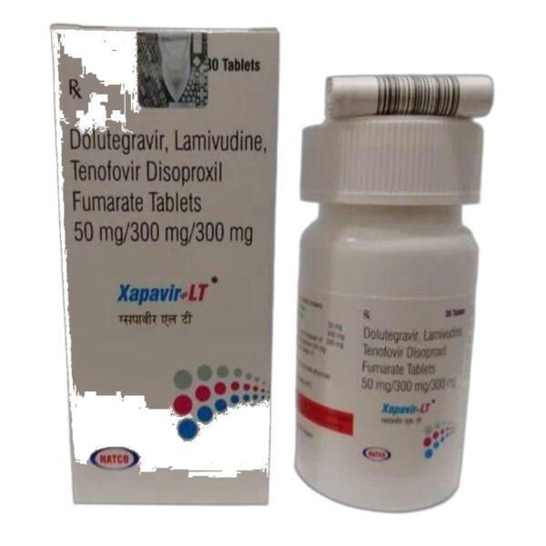 Xapavir Lt 50 mg Tablets - Dolutegravir, Lamivudine, Tenofovir Disoproxil Fumarate - Xapavir Lt
