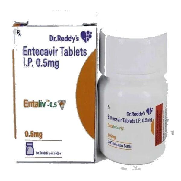 Entaliv 0.5 mg Tablets - Entecavir - Entaliv