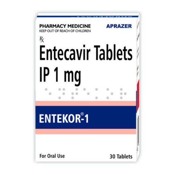 Entekor 1 mg Tablets - Entecavir - Entekor