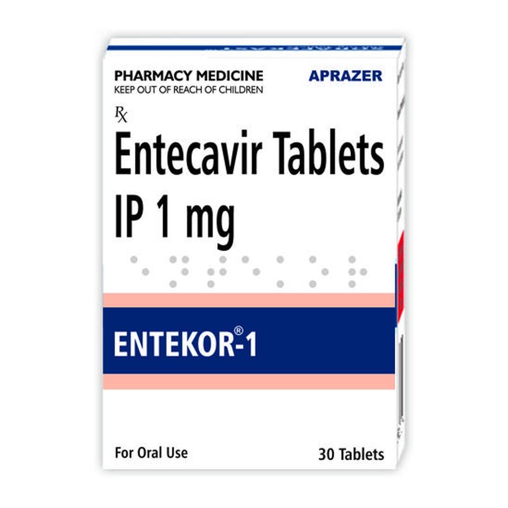 Entekor 1 mg Tablets - Entecavir - Entekor