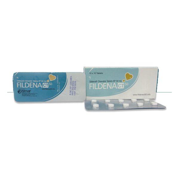Fildena Ct 50 mg Chewable Tablet