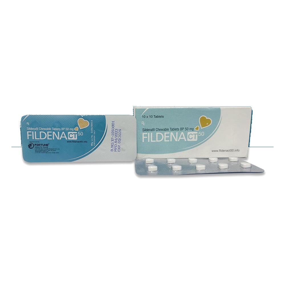 Fildena Ct 50 mg Chewable Tablet