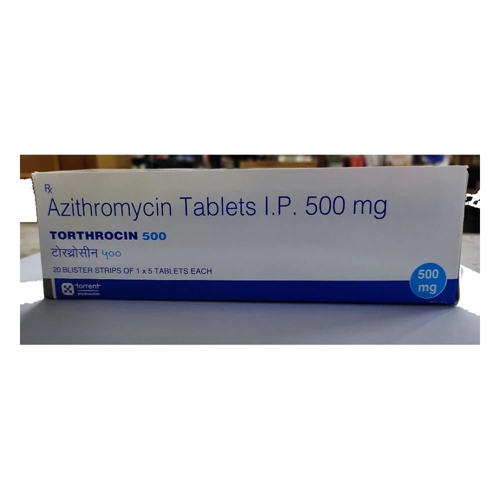 Torthrocin 500 mg Tablets - Azithromycin - Torthrocin