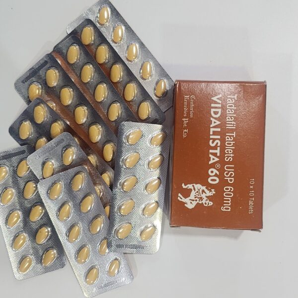 Vidalista 60 mg Tablets - TADALAFIL - Vidalista