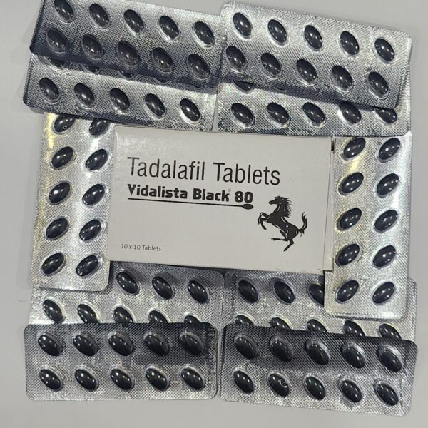Vidalista Black 80 mg Tablets - TADALAFIL - vidalista Black