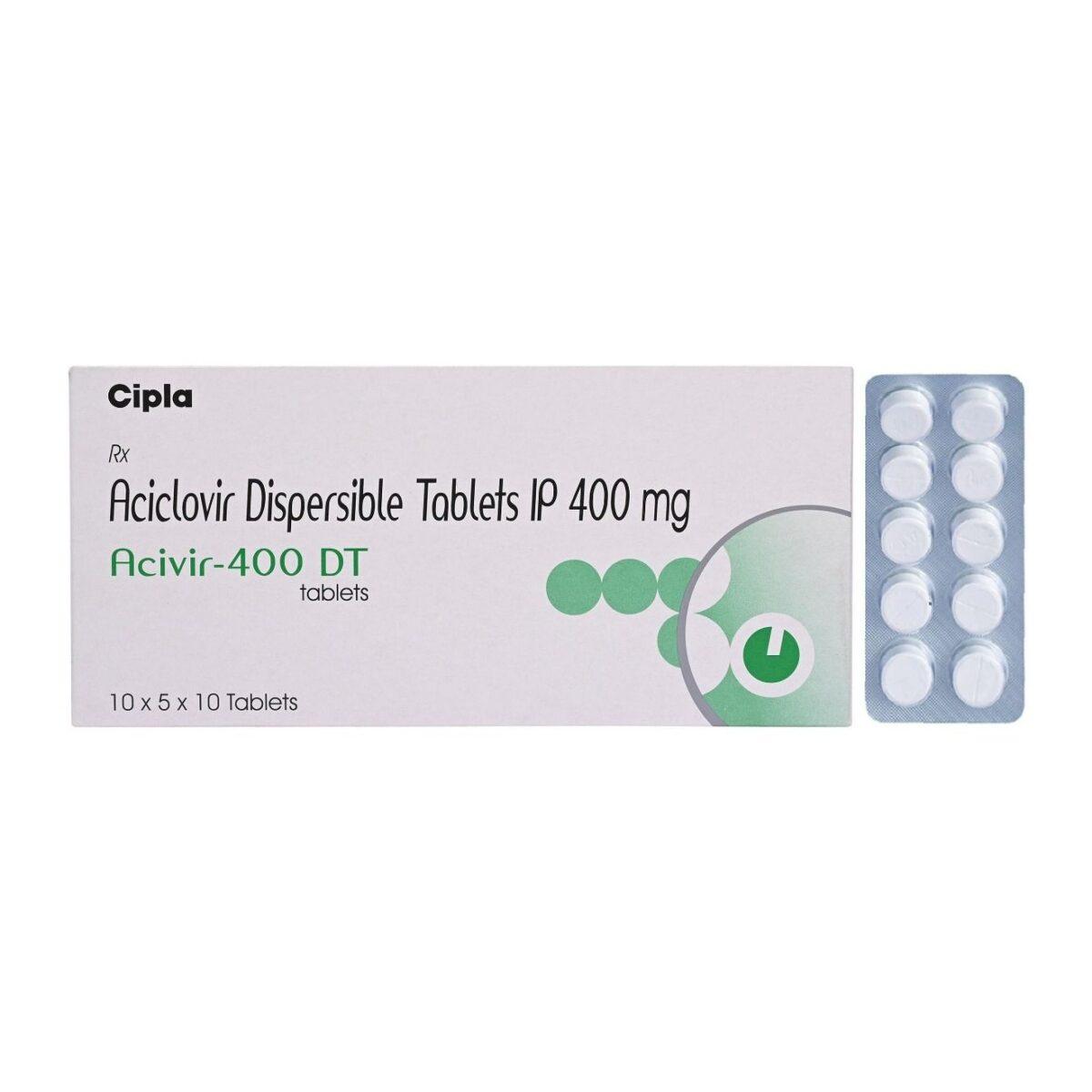 Acivir 400 Dt Tablet - Acyclovir - Acivir