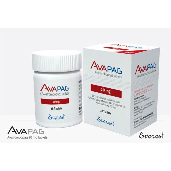 Avapag 20 mg Tablets - Avatrombopag - Avapag