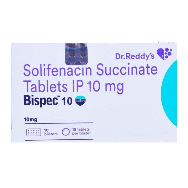 Bispec 10 mg Tablet - Solifenacin - Bispec