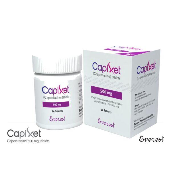 Capixet 500 mg Tablets - Capecitabine - Capixet