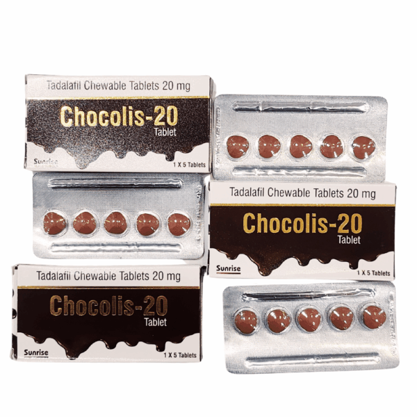 Chocolis 20 mg Chewable Tablet - TADALAFIL - Chocolis