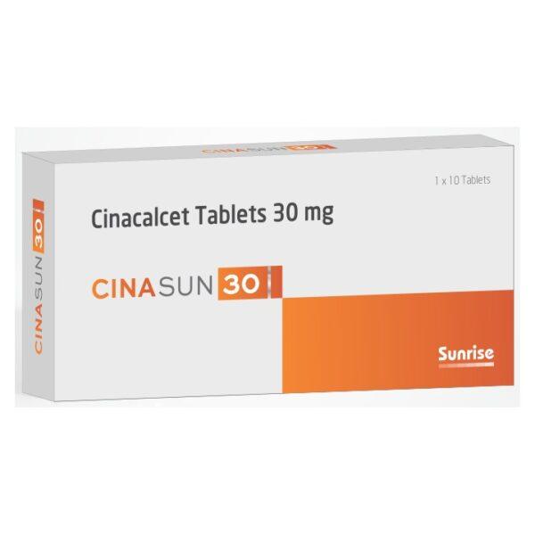 Cinasun 30 mg Tablets - Cinacalcet - Cinasun