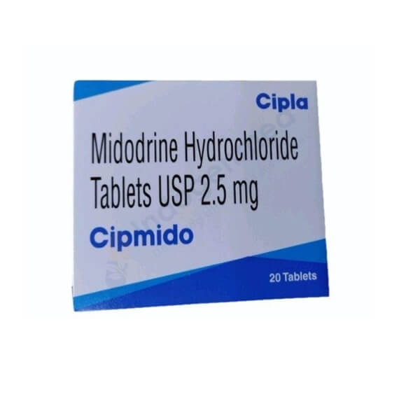 Cipmido 2.5 mg Midodrine Tablets - Information Soon - Cipmido