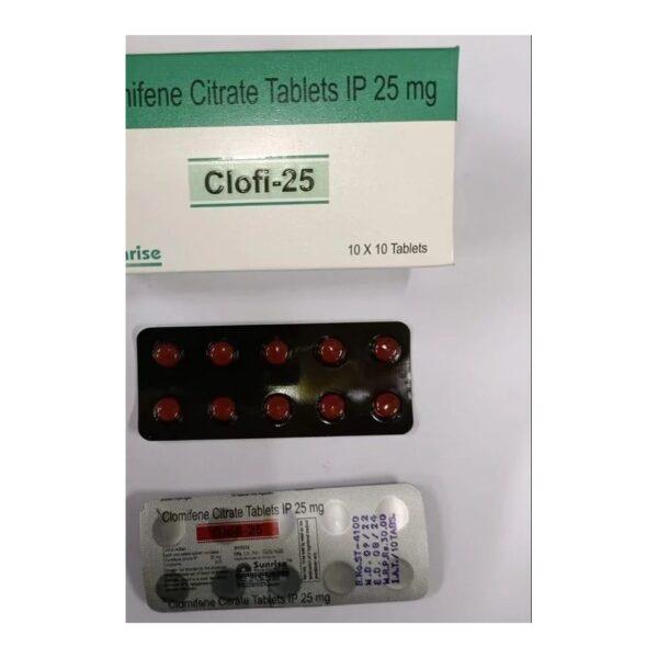 Clofi 25 mg Tablets - Clomiphene - Clofi
