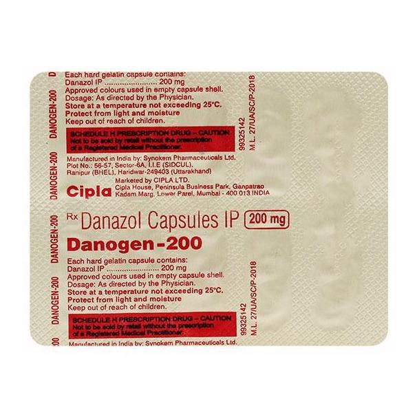 Danogen 200 Capsule - Danazol - Danogen