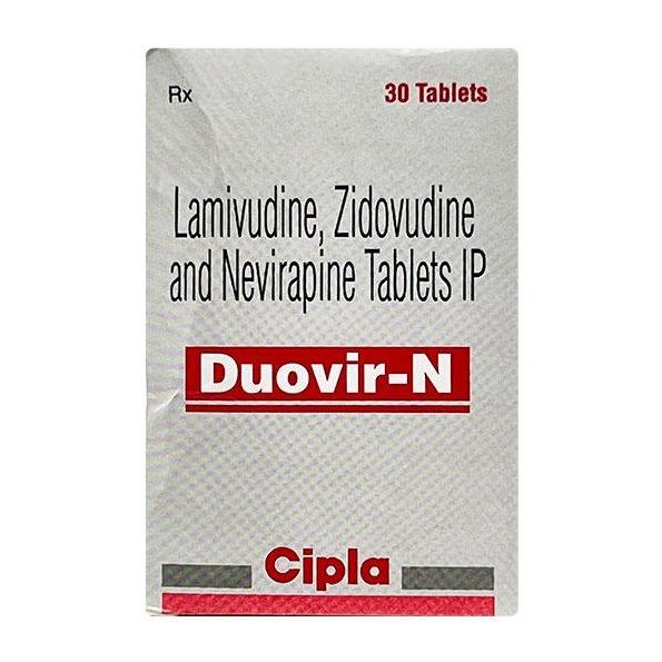 Duovir N Tablets - Lamivudine, Nevirapine, Zidovudine - Duovir N