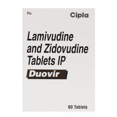 Duovir Tablets - Lamivudine, Zidovudine - Duovir
