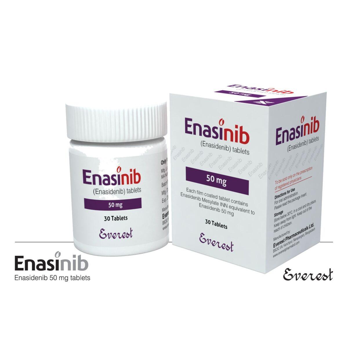 Enasinib 50 mg Tablet — Enasidenib 50 mg