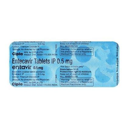 Entavir 0.5 mg Tablets - Entecavir - Entavir