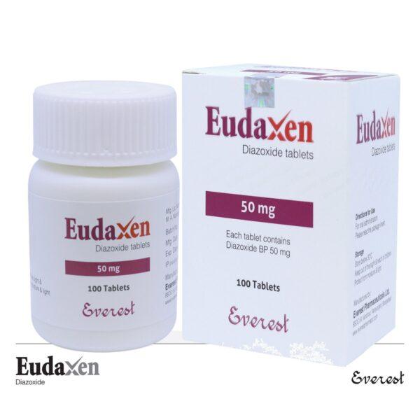 Eudaxen 50 mg Tablets - Diazoxide - Eudaxen