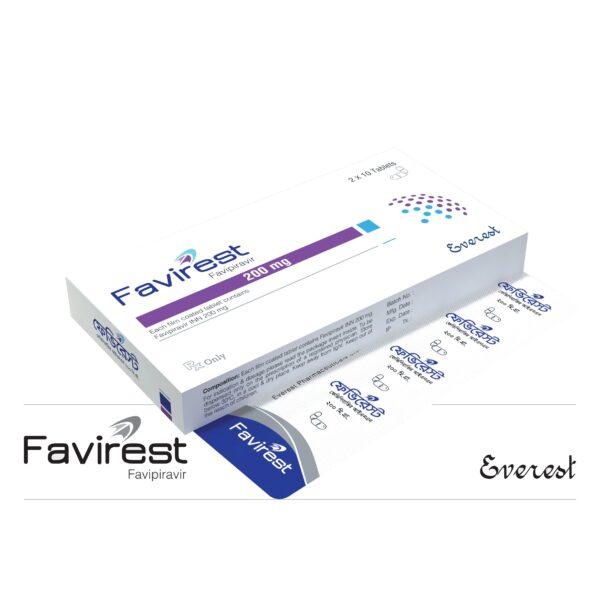 Favirest 200 mg Tablets - Favipiravir - Favirest