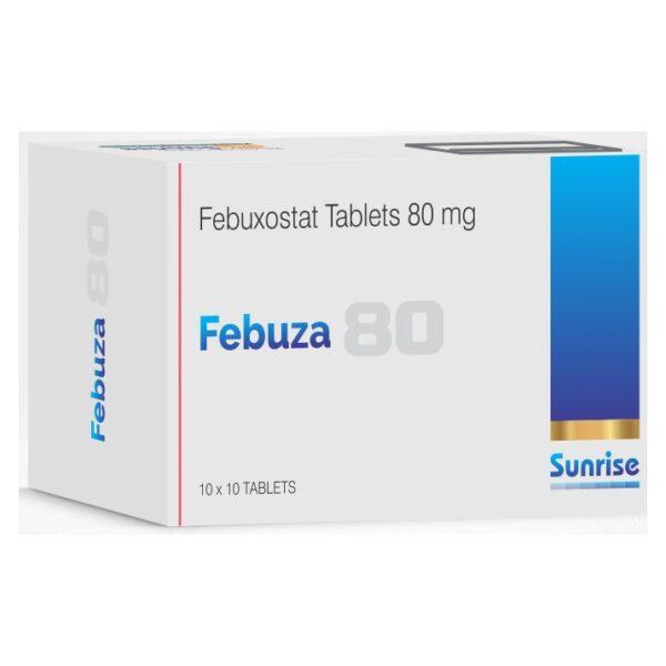 Febuza 80 mg Tablets - Febuxostat - Febuza