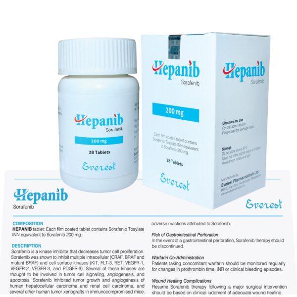 Hepanib 200 mg Tablets