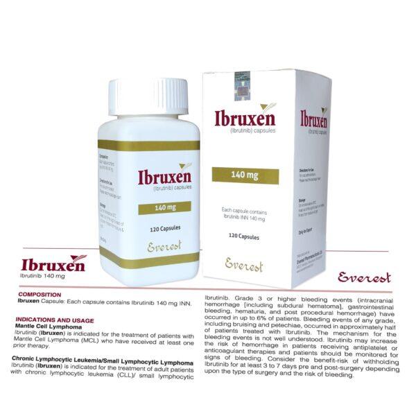 Ibruxen 140 mg Capsules - Ibrutinib - Ibruxen