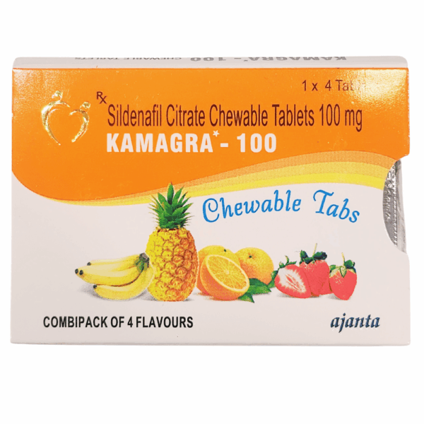 Kamagra 100 mg Chewable Tablets - SILDENAFIL CITRATE - Kamagra