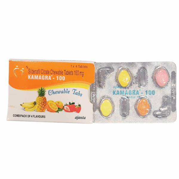 Kamagra 100 mg Chewable Tablets - SILDENAFIL CITRATE - Kamagra