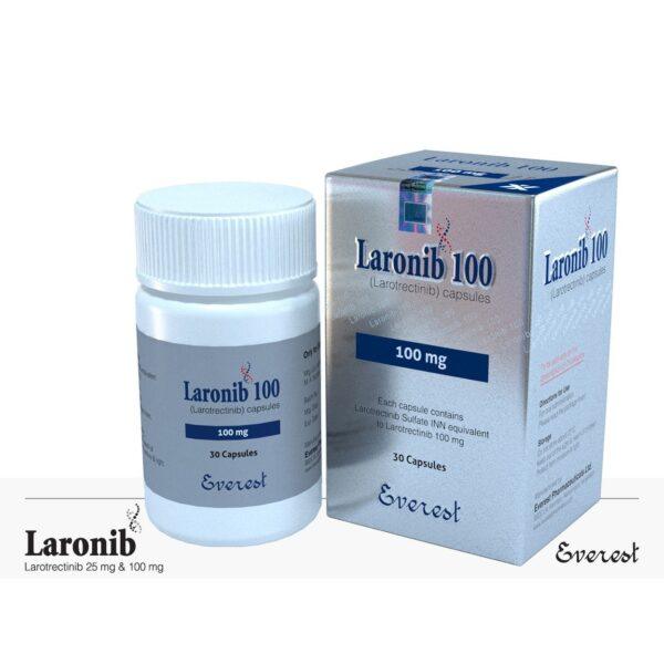 Laronib 100 mg Capsules - Larotrectinib - Laronib