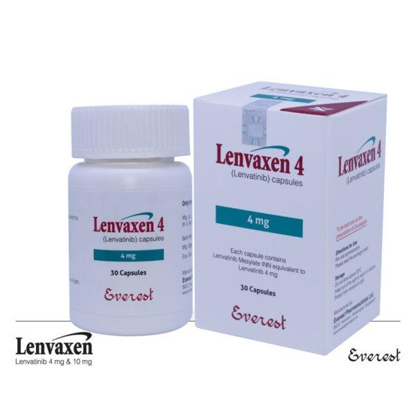 Lenvaxen 4 mg Capsules - Lenvatinib - LENVA