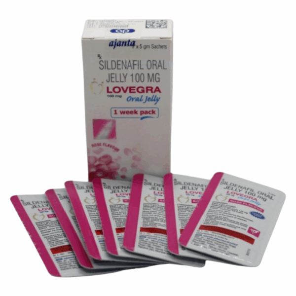 Lovegra 100 mg Tablets - SILDENAFIL - Lovegra