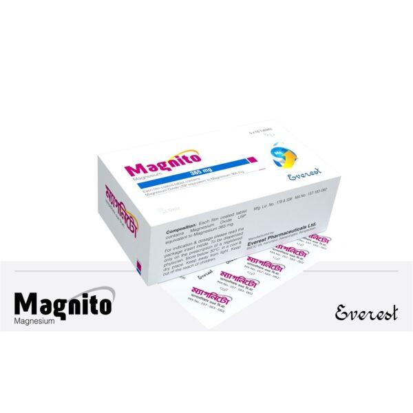 Magnito 365 mg Tablets - Magnesium - Magnito