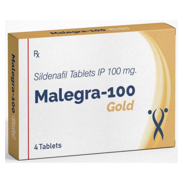 Malegra Gold 100 mg Tablets - Sildenafil Citrate - malegra