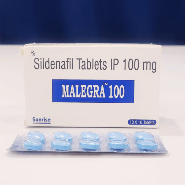Malegra 100 mg Tablets - SILDENAFIL CITRATE - malegra