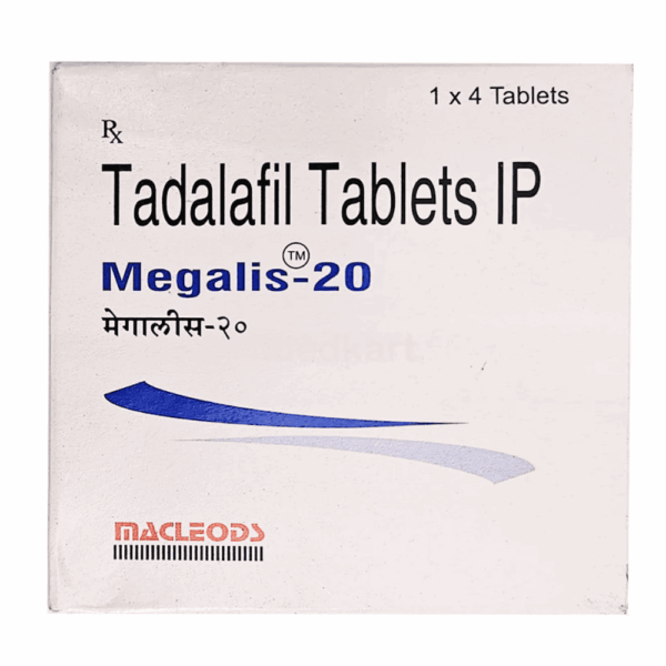 Megalis 20 mg Tablet - TADALAFIL - Megalis